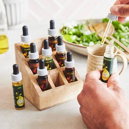 Handmade Wooden Spice Rack, Kitchen Storage Shelf