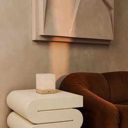 Zano Light Brown Rechargeable Lamp