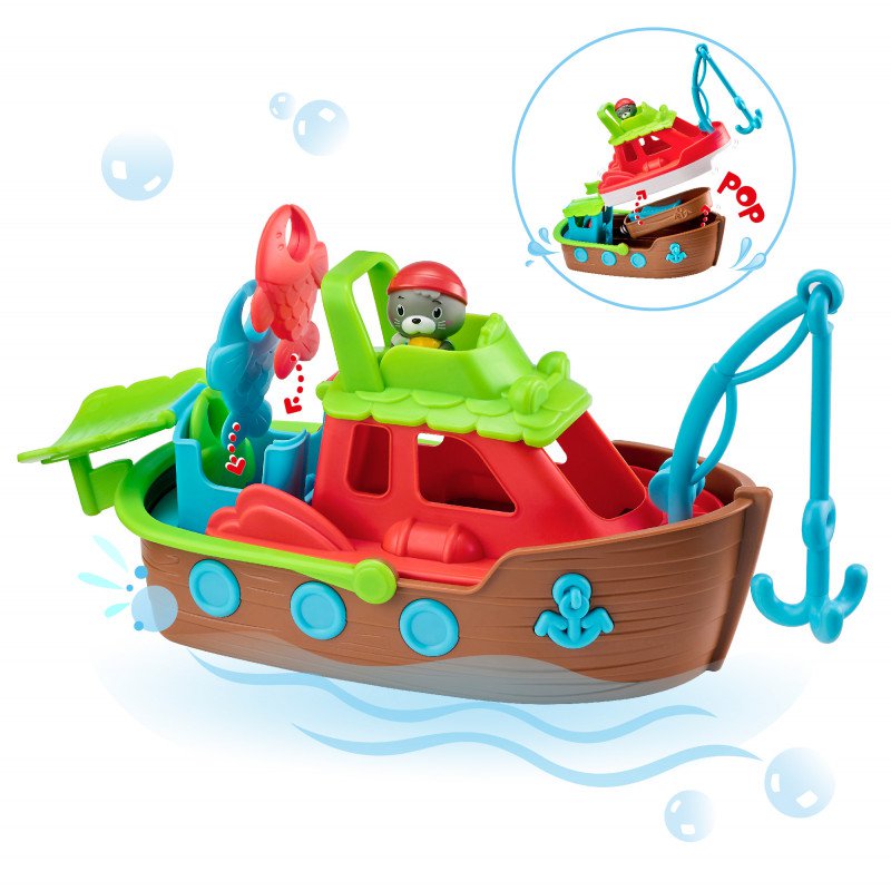 Klorofil Badespielset Stapelboot
