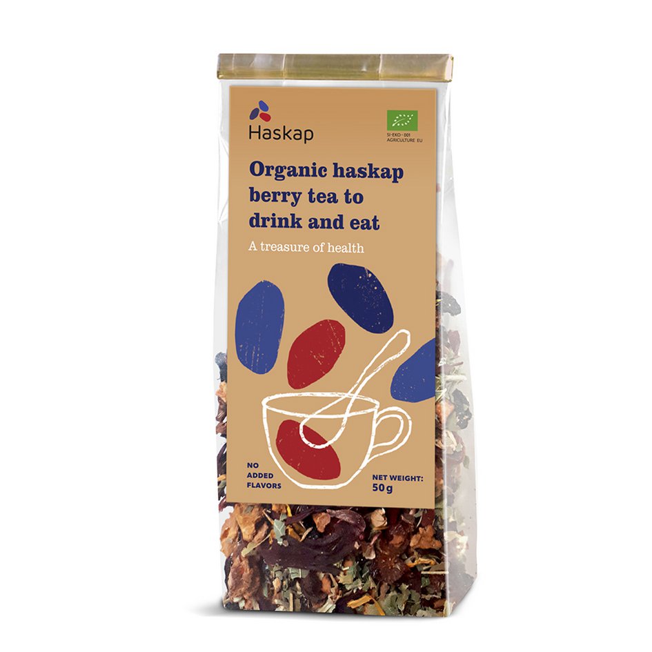 BIO HASKAP BEEREN VITAL TEE ZUM TRINKEN UND ESSEN