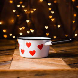 Casserole émaillée 0,9l | Amour