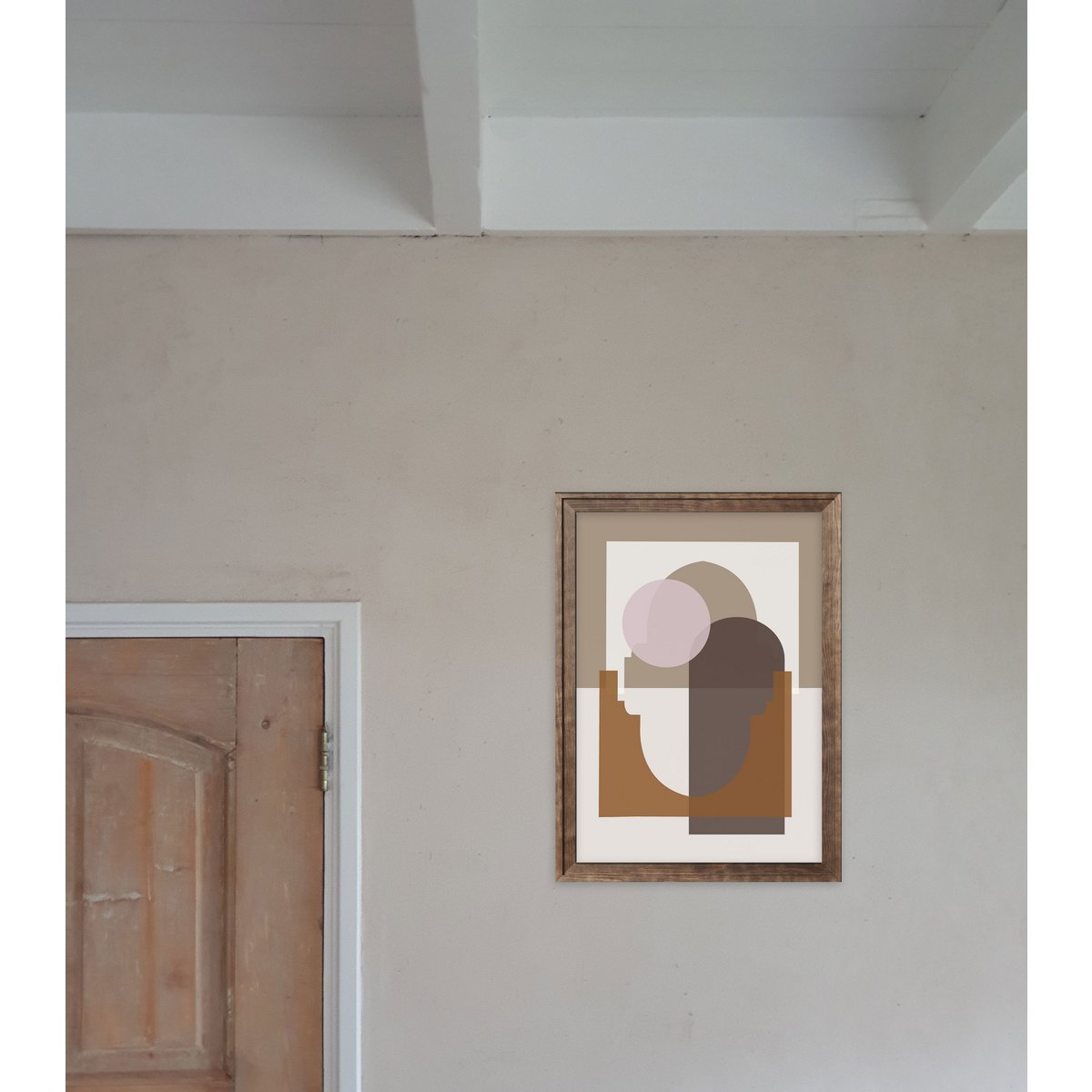 A3 Poster - Marrakech Zonsopgang - Beige