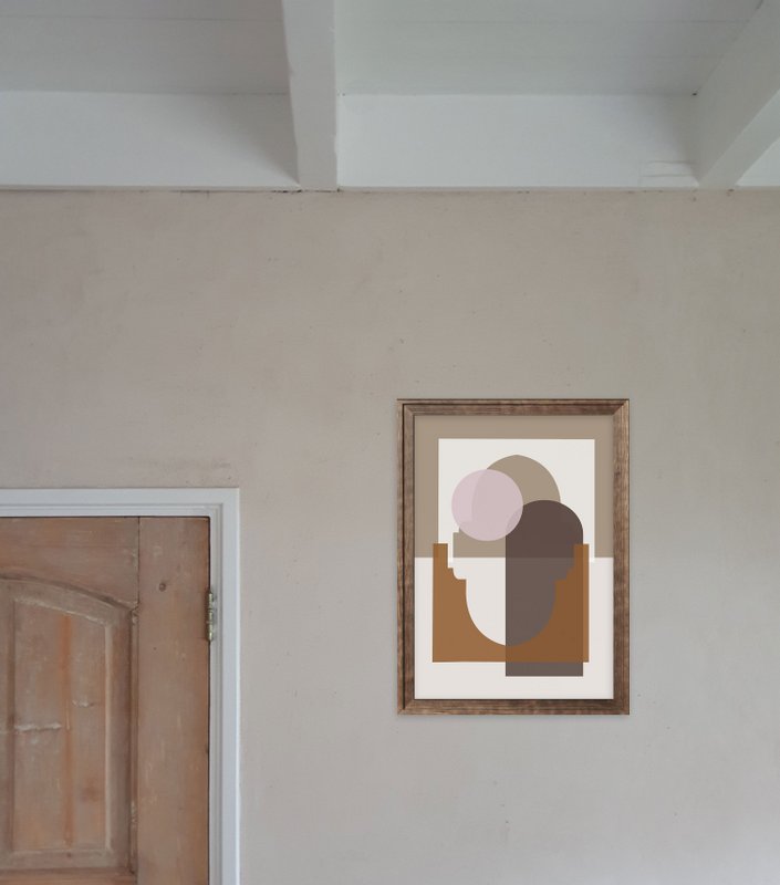 Poster A3 - Alba di Marrakech - Beige