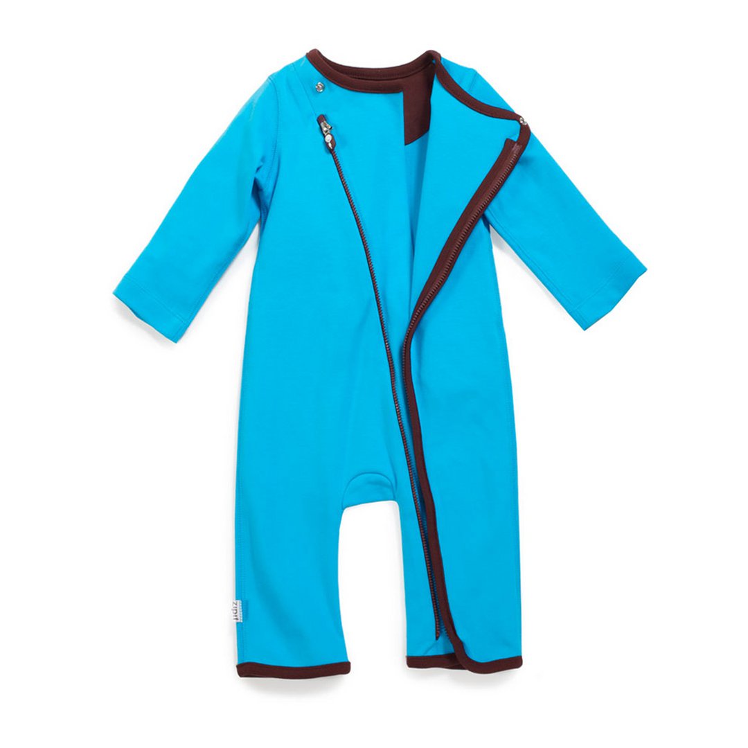 Easy-Change Zip-up Onesie