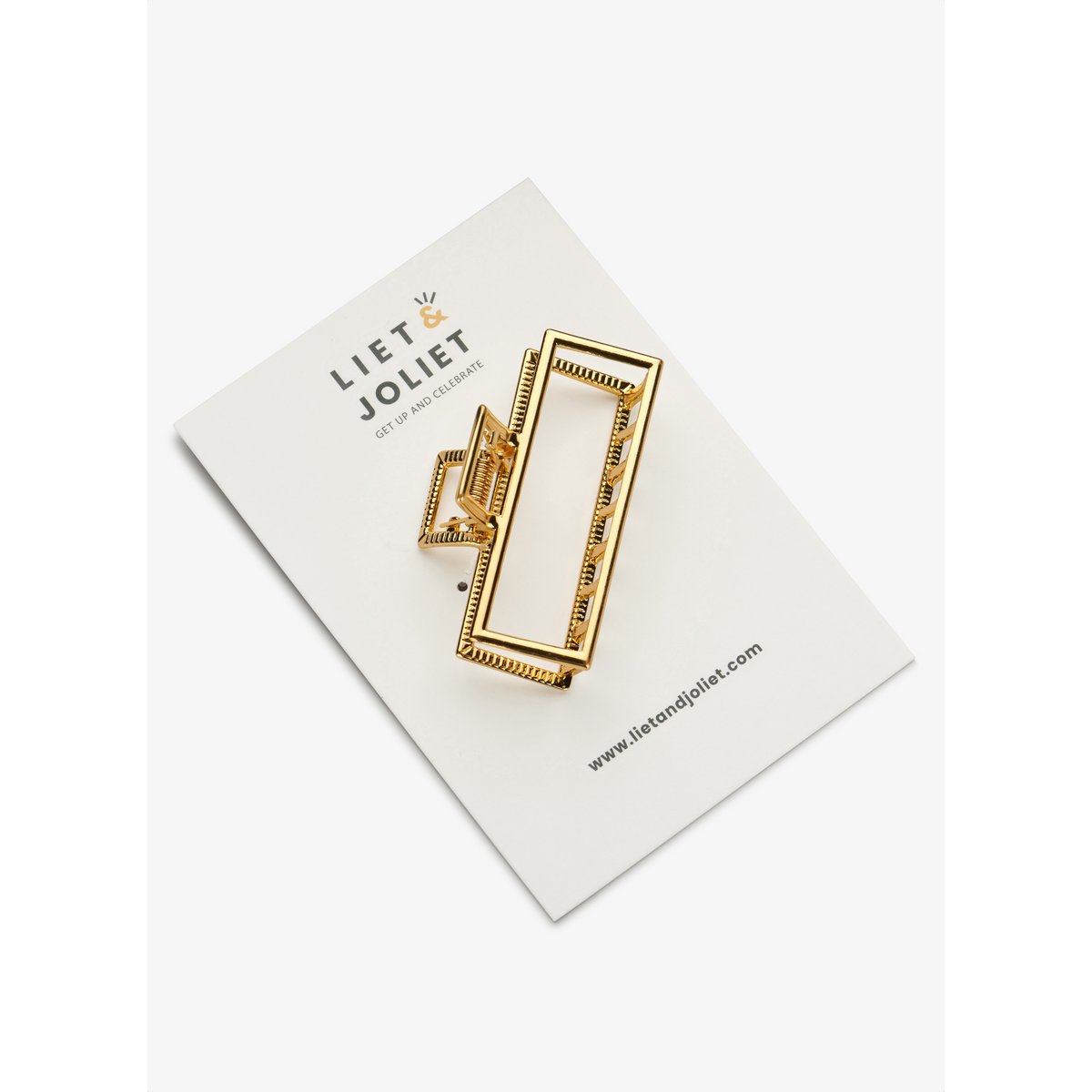 Hair clip Gracie gold plated