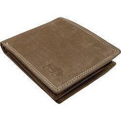 Portfel męski Arrigo w Billfold Model of Cognac w kolorze koniakcyjnym skóry Buffalo