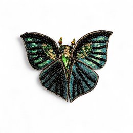 Brosche Mitternachtsschmetterling