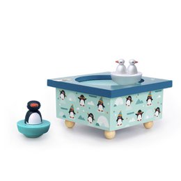 Dancing Penguins Music Box