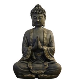 Gran estatua Buda Meditación-Decoración de Zen y Feng Shui-Broing una atmósfera espiritual y relajante a su estatua de interiores.