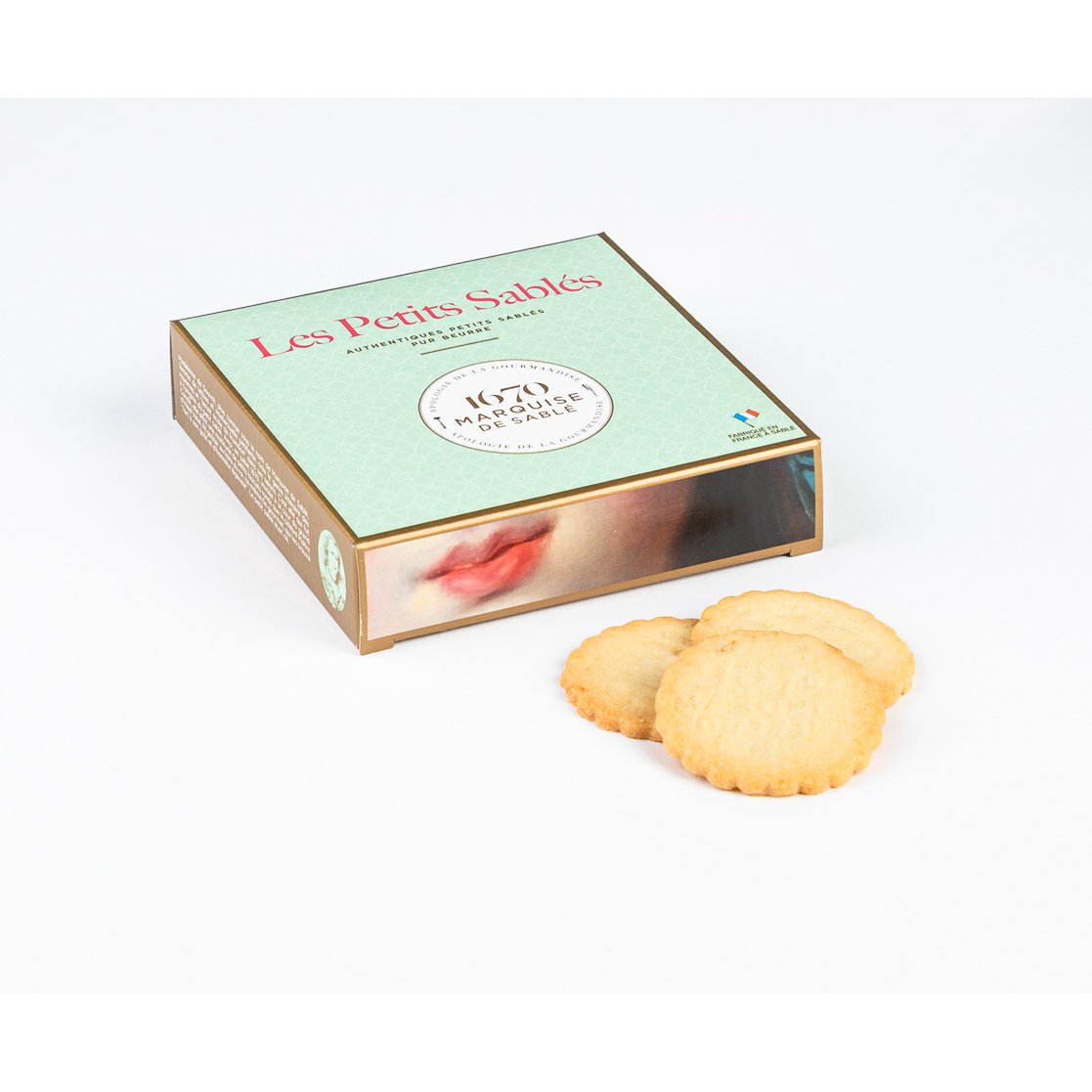 Pure butter plain shortbread cookies - 100g cardboard box