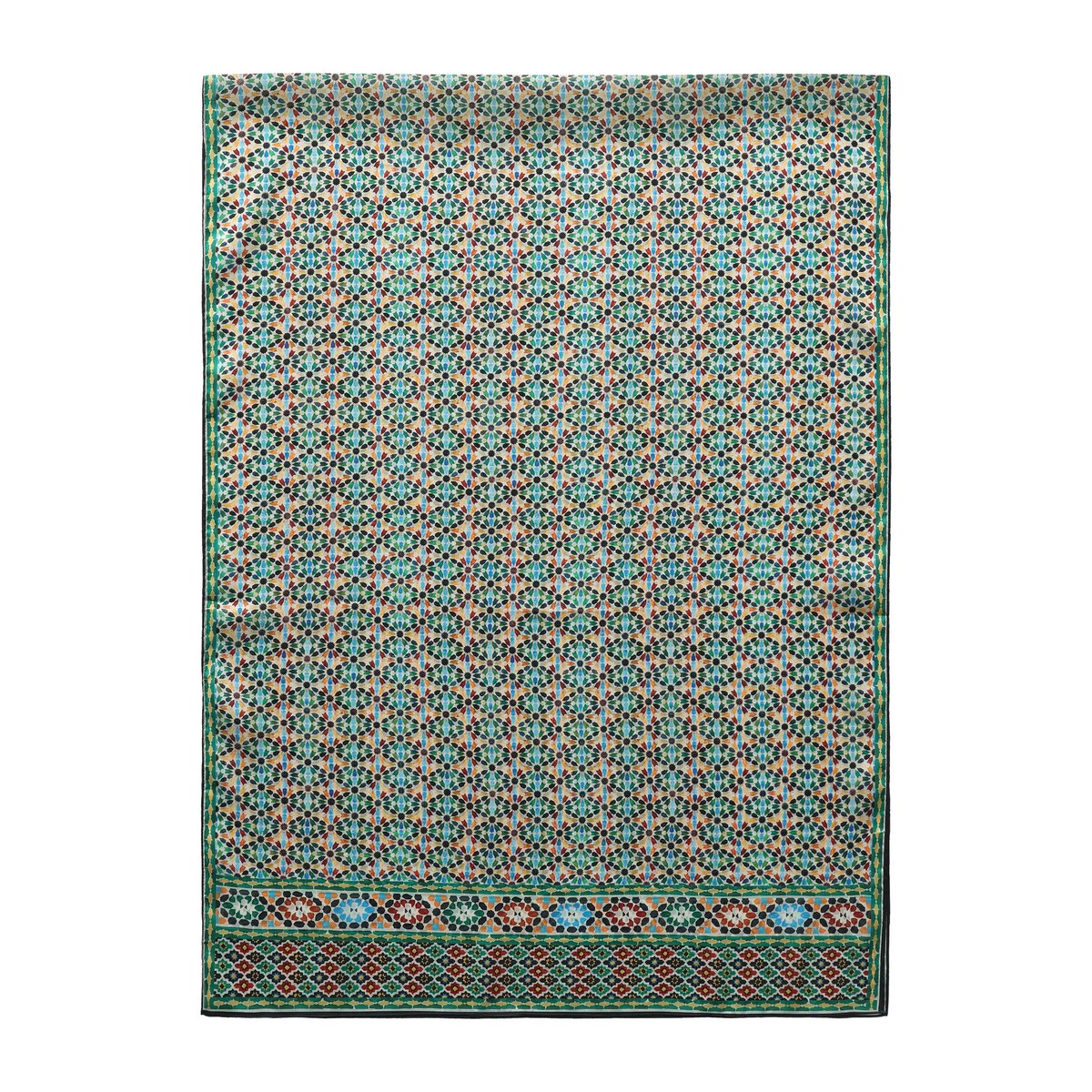 Arabesque tegelwerk satijnen sjaal Naima