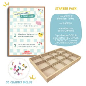 STARTERPAKET - Silikonbeutel und -sets zum individuellen Gestalten - Charm-Bar /DIY&nbsp;
