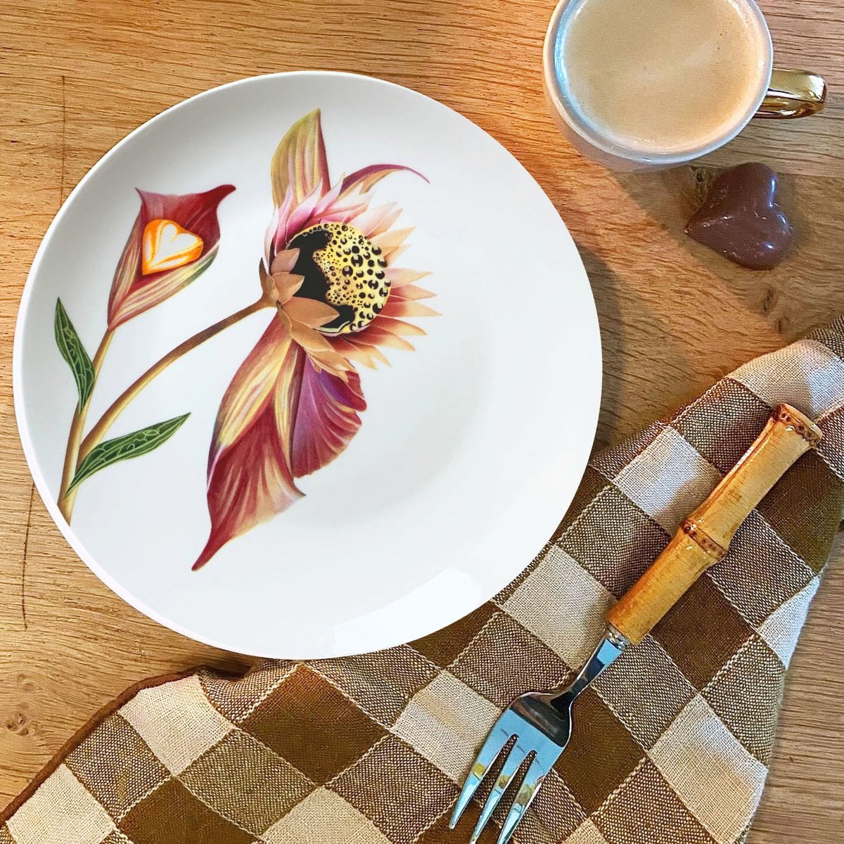 Botanical Wonders - Set of 4 breakfast plates