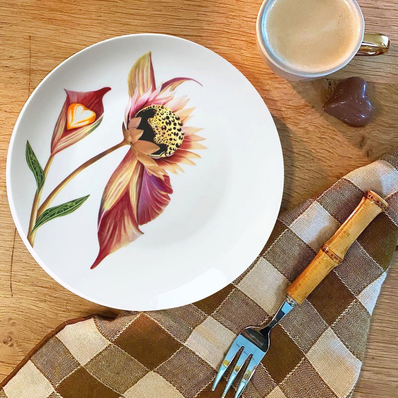 Botanical Wonders - Set of 4 breakfast plates