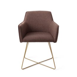 Jesper Home Hofu Dining Chair Cross Gold