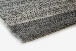 Gray mix blend rug, 70x200 cm, suitable for kids' rooms.