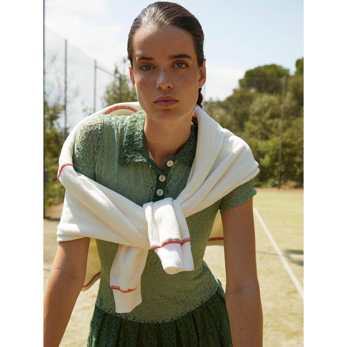 Form White Jersey Sweatshirt