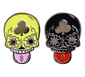 Calavera Suave Pin (zacht email) van Creamlab