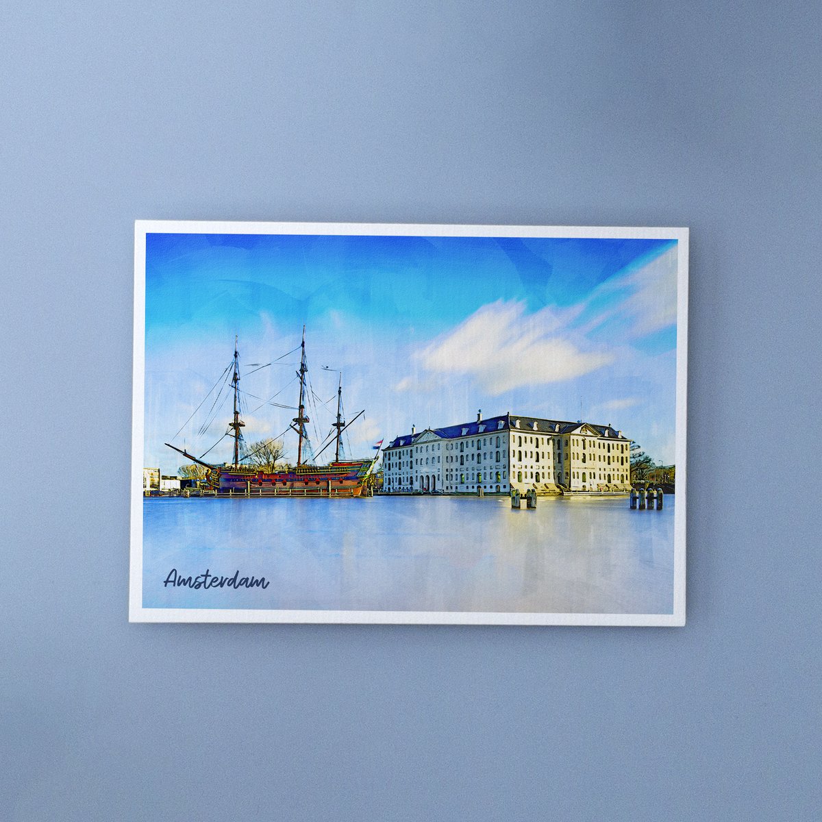 Amsterdam Maritime Museum, Netherlands - A6 Ansichtkaart met Envelop
