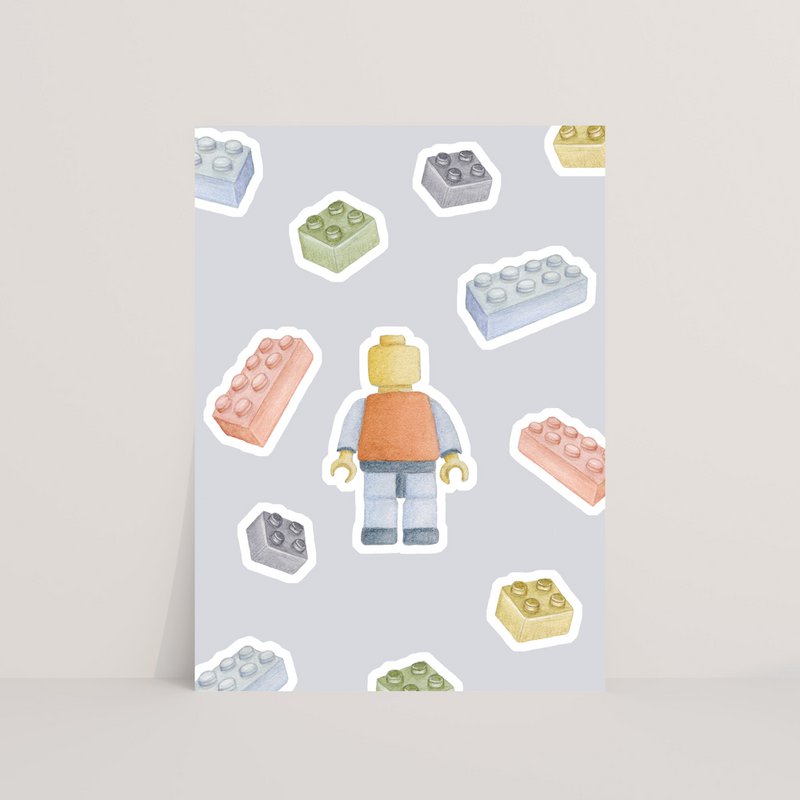 Postkartenbausteine