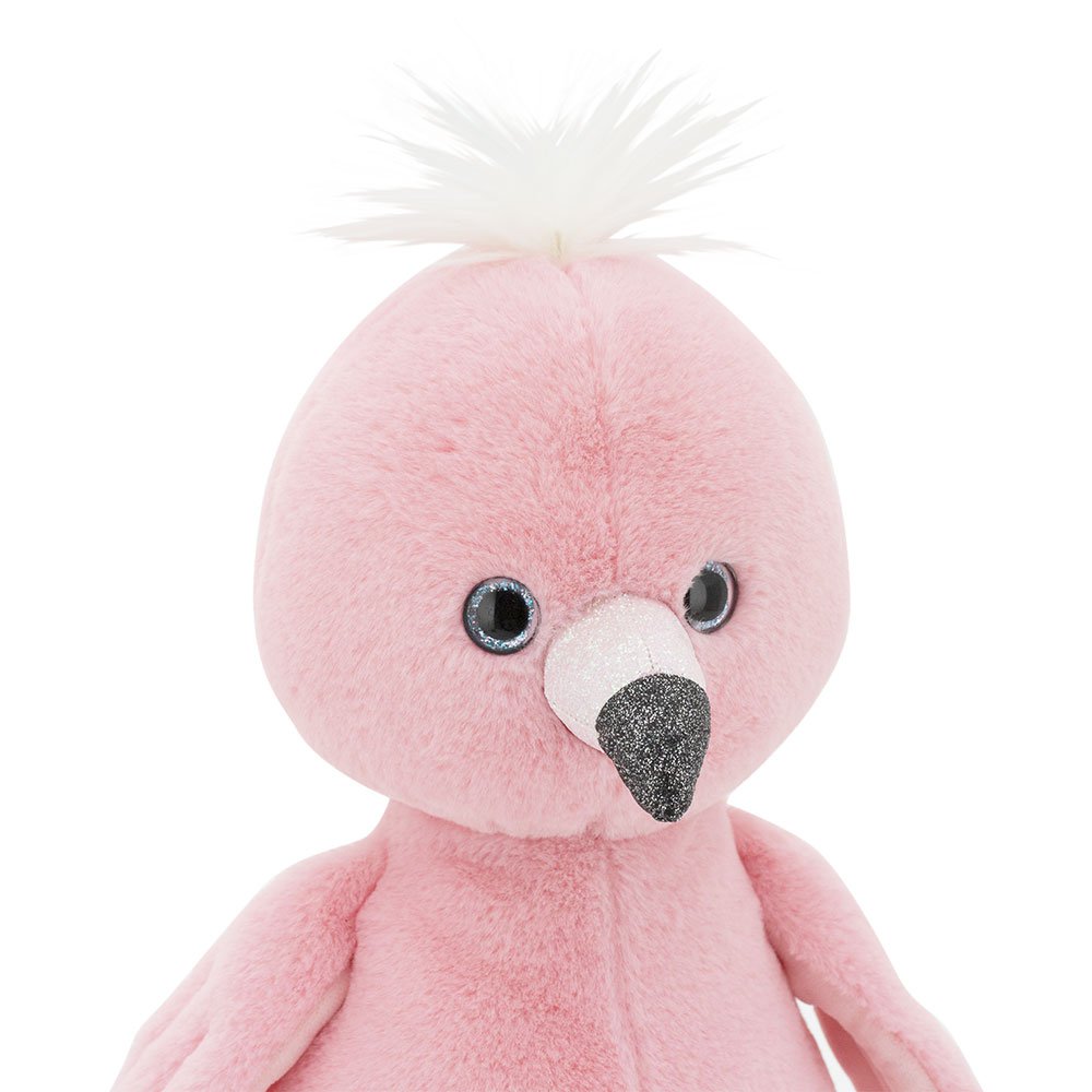 Jouet doux, Fluffies - duvet le flamant rose (42 cm)