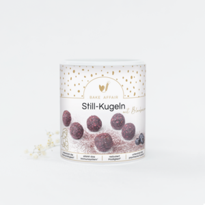 Vitamin mixture nursing balls with blueberries
