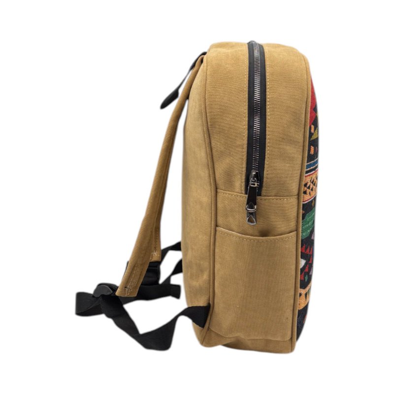 Mochila - Indiana - Hellbraun 35 x 26 x 11,5 cm