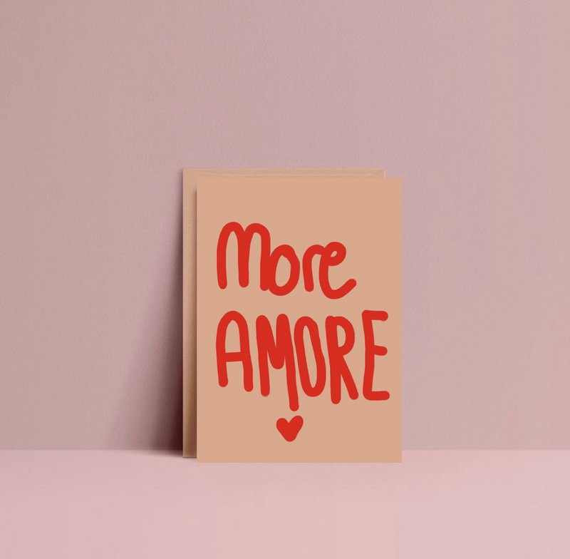 More Amore Postkarte