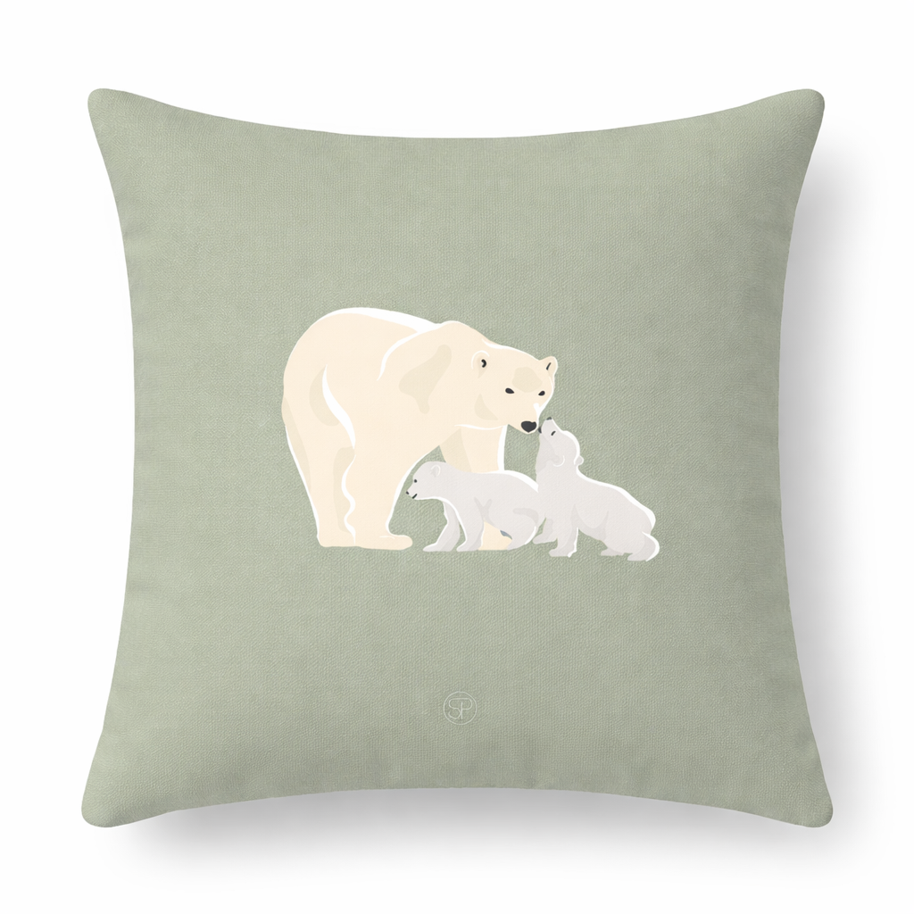 40x40 Indoor - Coton (cretonne) vert sauge