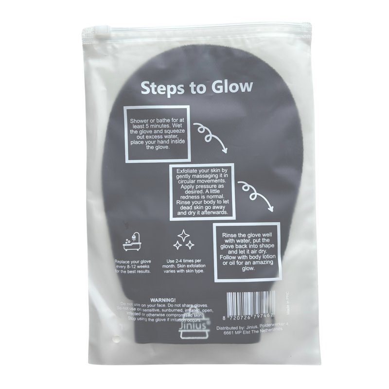 Scrub glove - Exfoliating - Removes dead skin cells