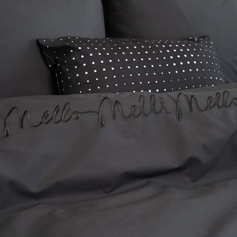 Melli Mello Fifty Shades Dekbedovertrek | Antraciet | Luxe Percal Katoen