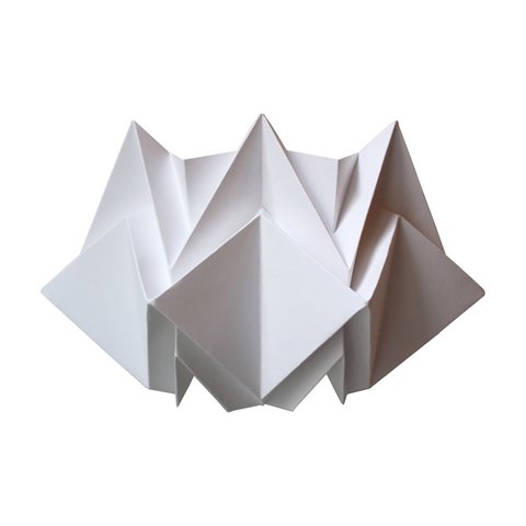 Origami paper wall light