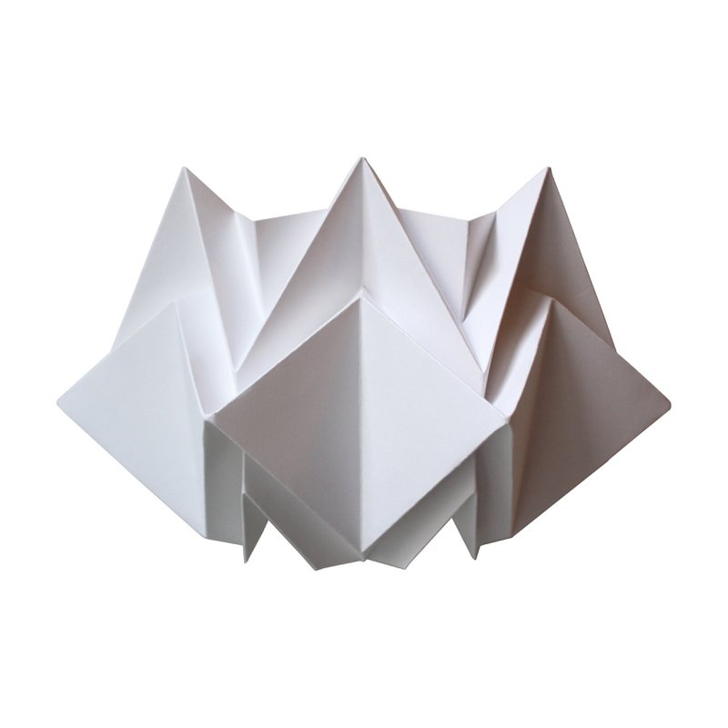 Origami paper wall light