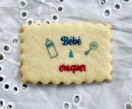 Schachtel mit personalisierten Keksen mit dem Thema "Entre Filles!" Kopieren