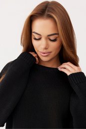 CHIARA sweater – 100% merinould – sort