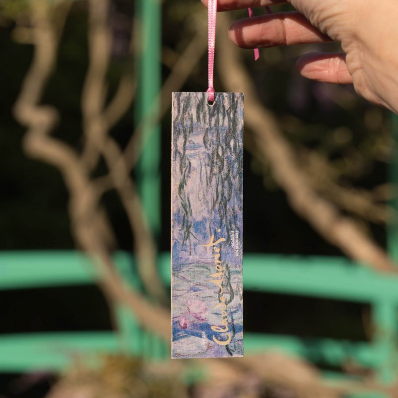 Assortment series n°1 of 30 wooden bookmarks, the works of Claude Monet