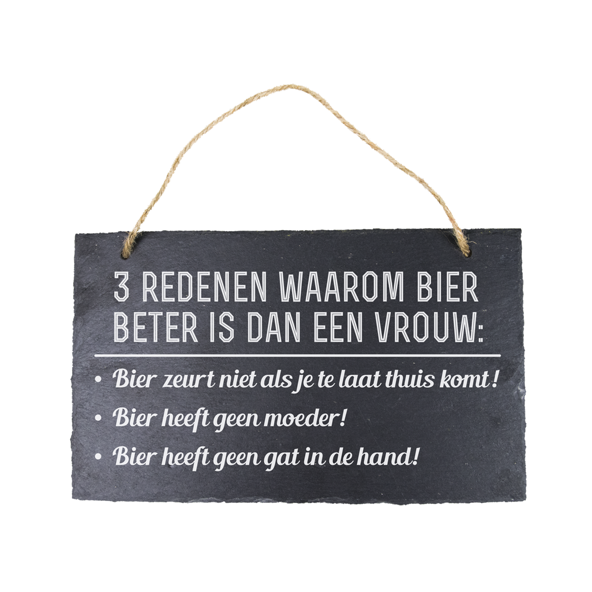 Leisteen - Bier beter dan een vrouw