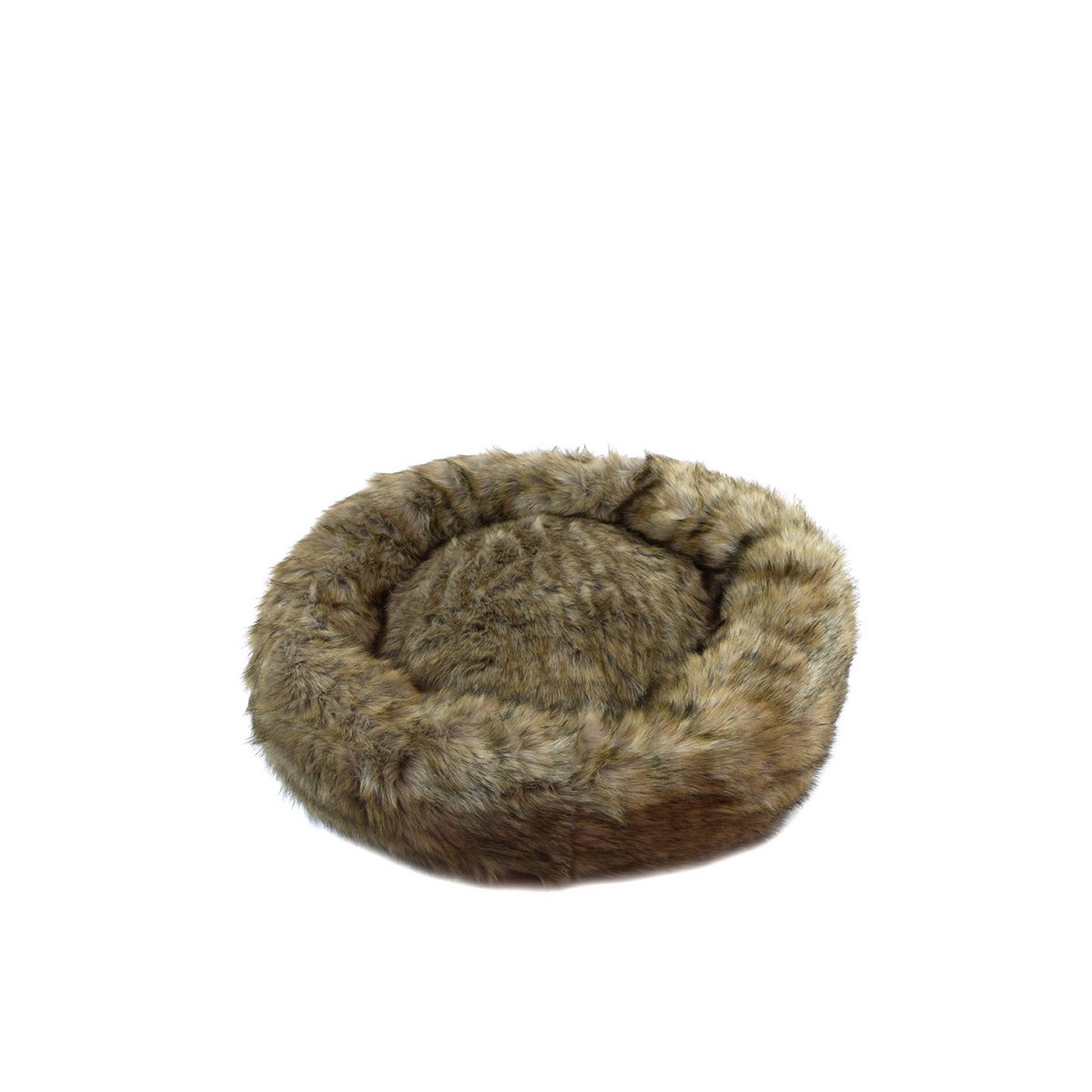 Lit pour Chien Fausse Fourrure Sable 80x20