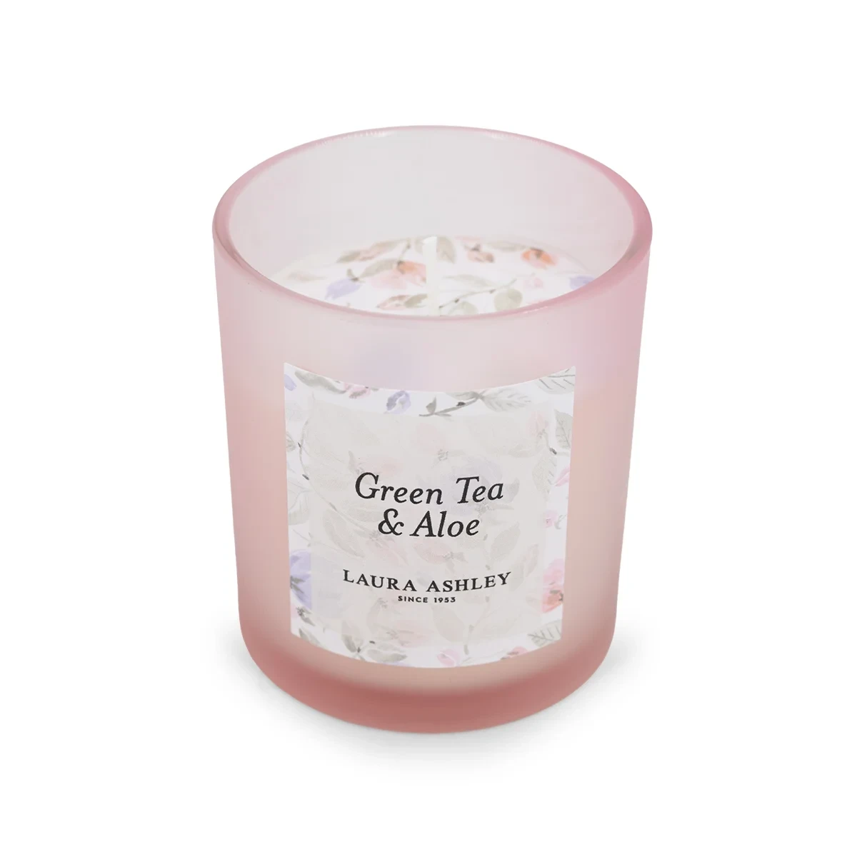 Duftlys Laura Ashley Grøn Te & Aloe i gaveæske - 200g