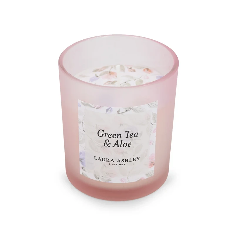 Candela profumata Laura Ashley Tè Verde e Aloe in confezione regalo - 200g