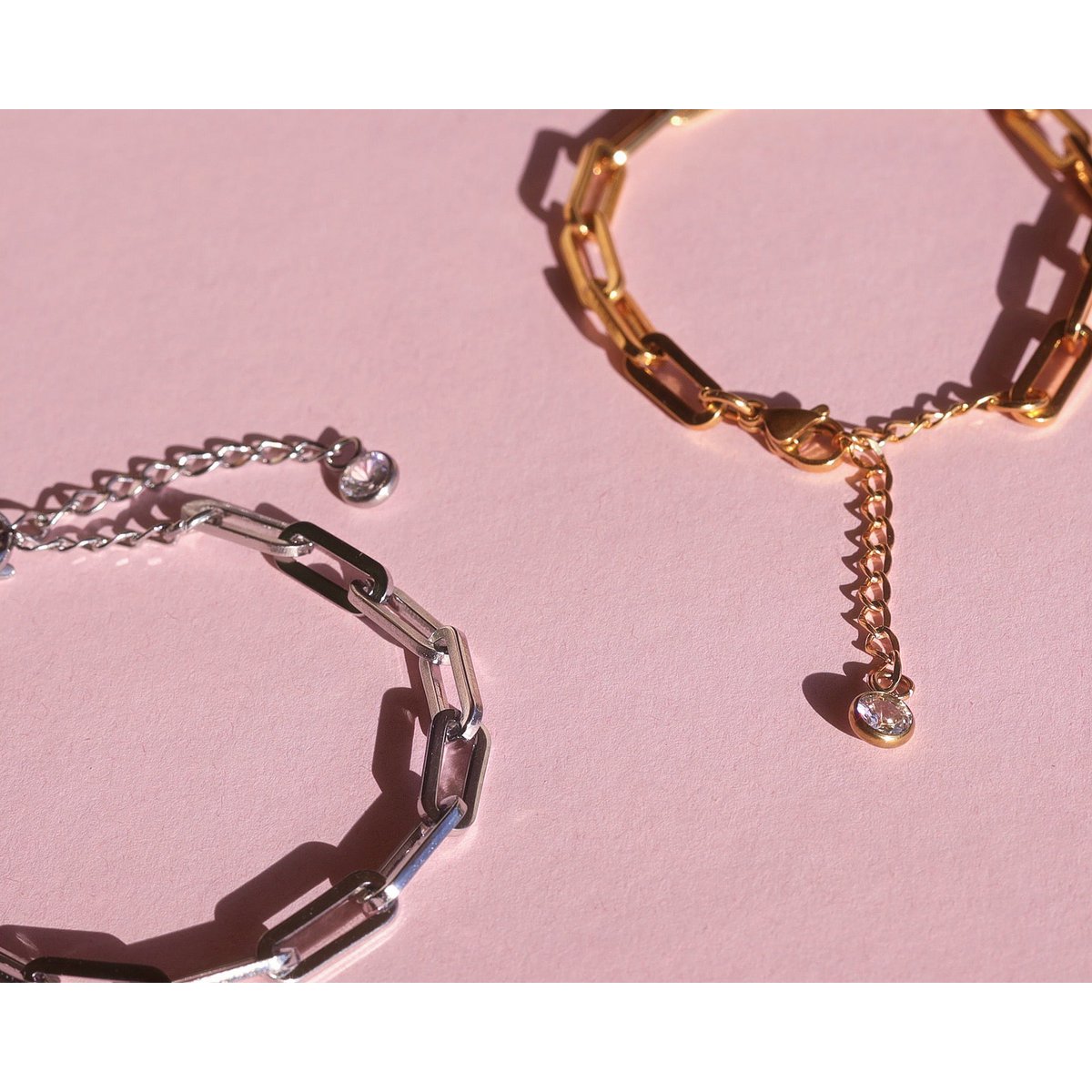 Beata - Box Chain Link Armbånd