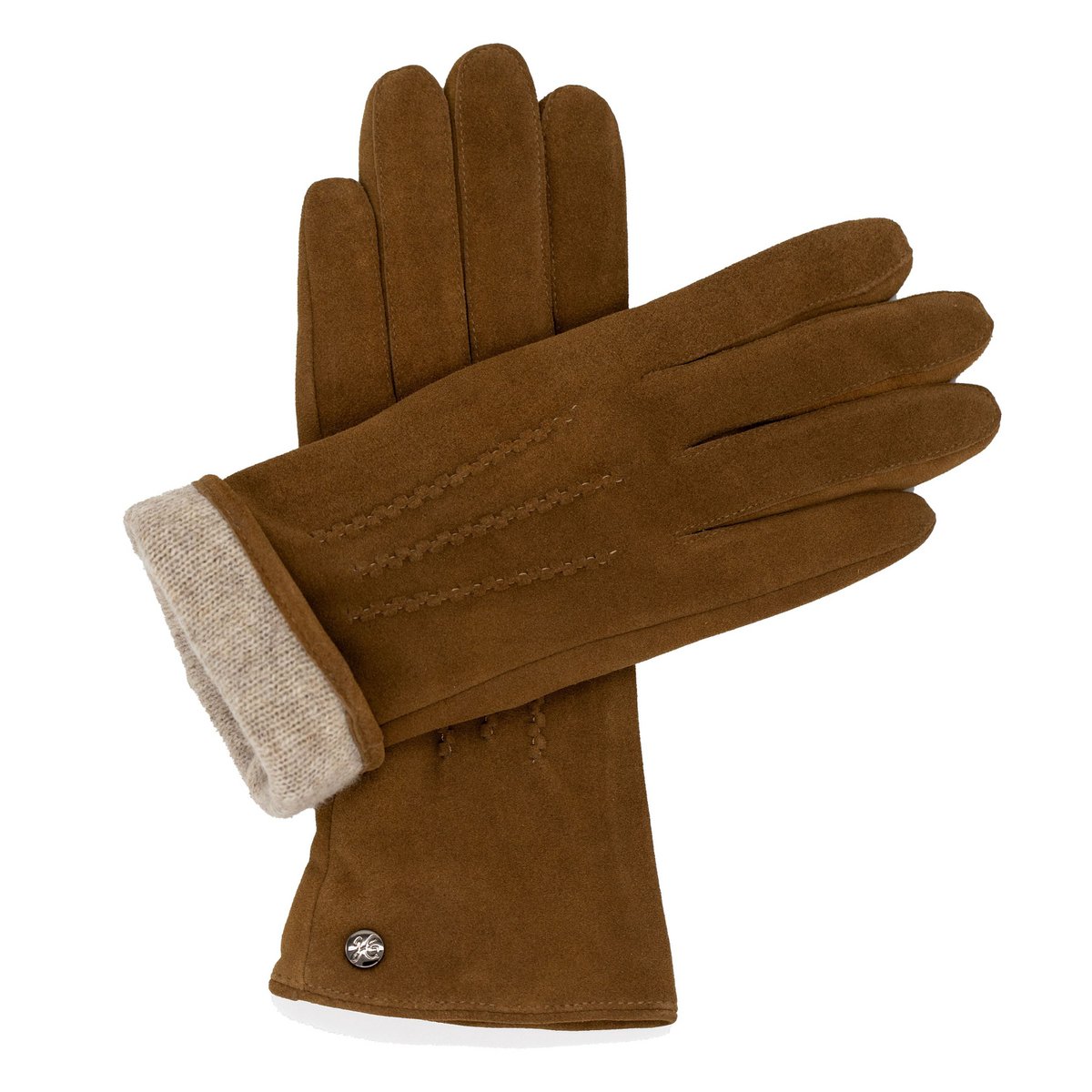 LEYLA – suede women’s gloves with cashmere wool lining