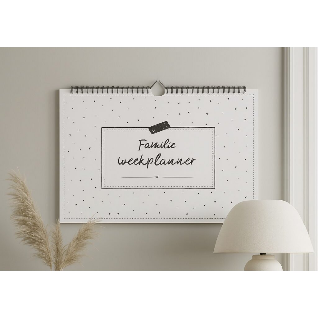 Fyllbooks Familienplaner A4 – Dateless – Schwarz und Weiß
