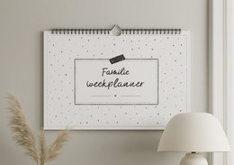Fyllbooks Familienplaner A4 – Dateless – Schwarz und Weiß