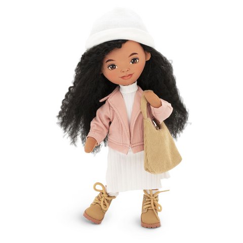 Soft toy, Sweet sisters - Tina in a Pink Jacket + bonus accessories set (35cm)