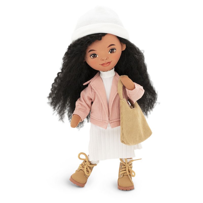 Soft toy, Sweet sisters - Tina in a Pink Jacket + bonus accessories set (35cm)