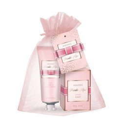 Mini Gift Set Powder Rose in Pink Organza