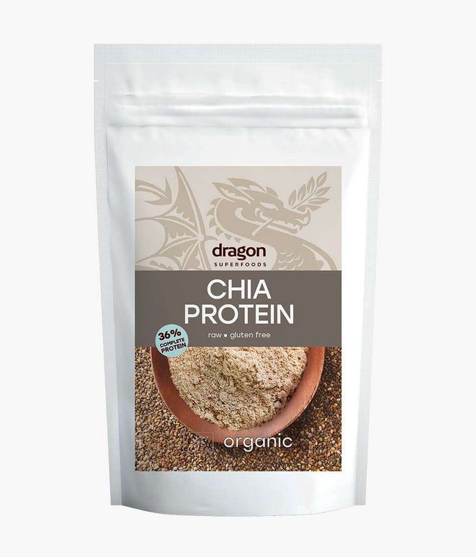 Chia Protein, 36% protein, organic, Dragon Superfoods, 200g