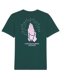 Il ciclismo è religione T-shirt da ciclismo unisex (verde)