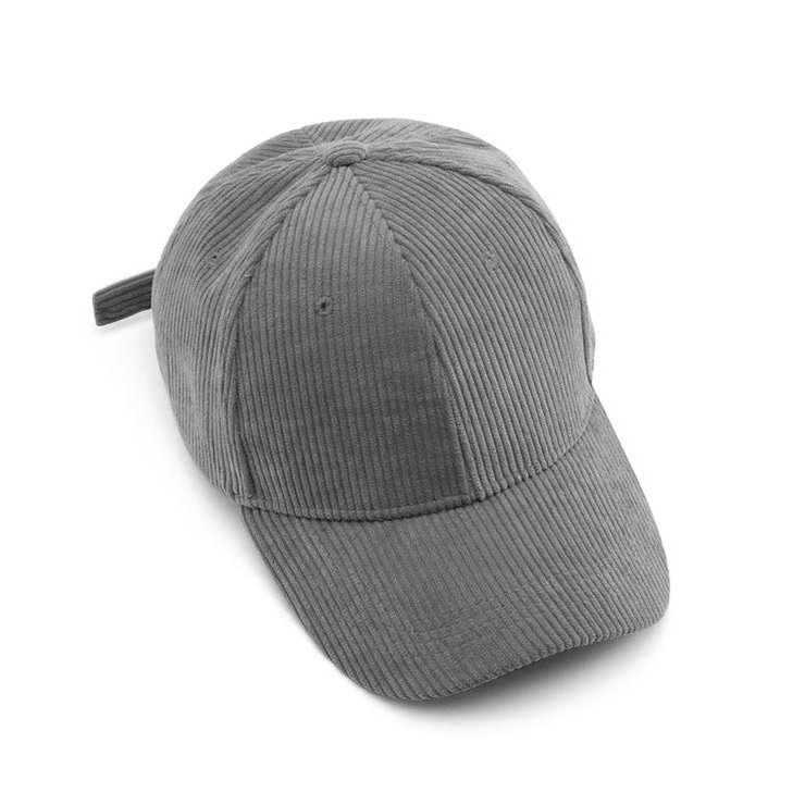 Legend Cap Basic - eindbaas - Corduroy - Grey